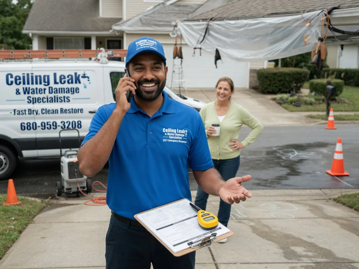 Ceiling Leak Cleanup Brownsburg, VA FAQs